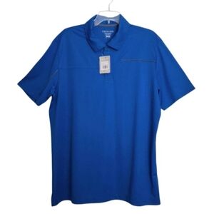 NEW Trimark Polo Golf Shirt Business Casual Men's Sz XL Blue NWT
